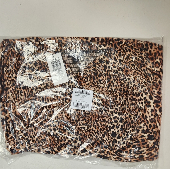 ❤NWT VINTAGE TORRID LEOPARD PRINT MIDI WASHABLE CHALLIS DRESS POCKETS PLUS SIZE - Picture 7 of 14